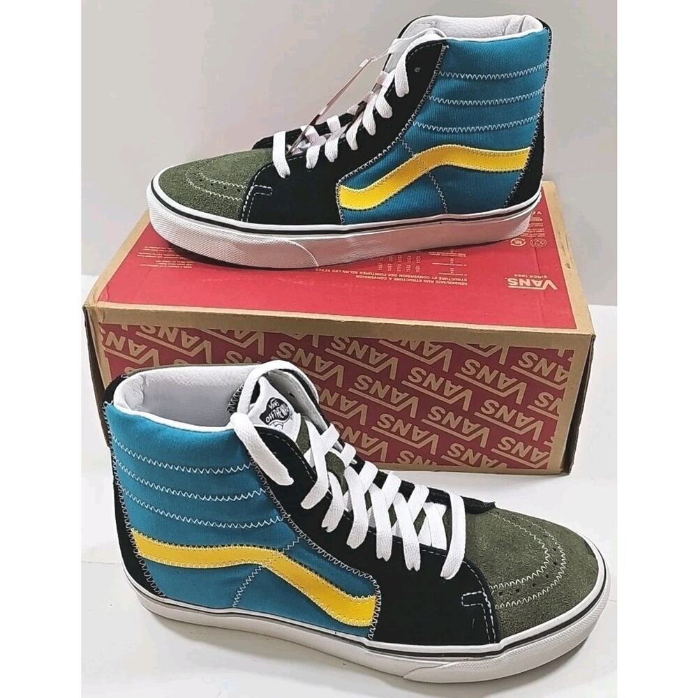 Vans Skate Sk8-Hi Sneakers Zig Zag Multi/True Size Men's 7 US; Woman 8.5 US NEW.